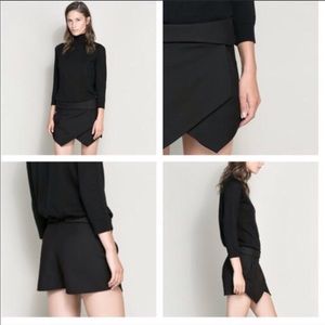 Zara Basic Black Skort
